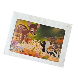 Disney Bambi Movie Club Lithograph Art Print | Limited Edition Collector Card